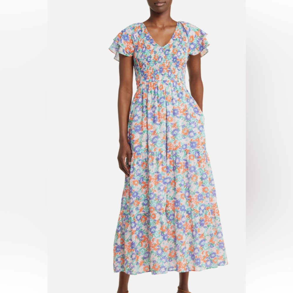 Banjanan Irna smocked midi dress